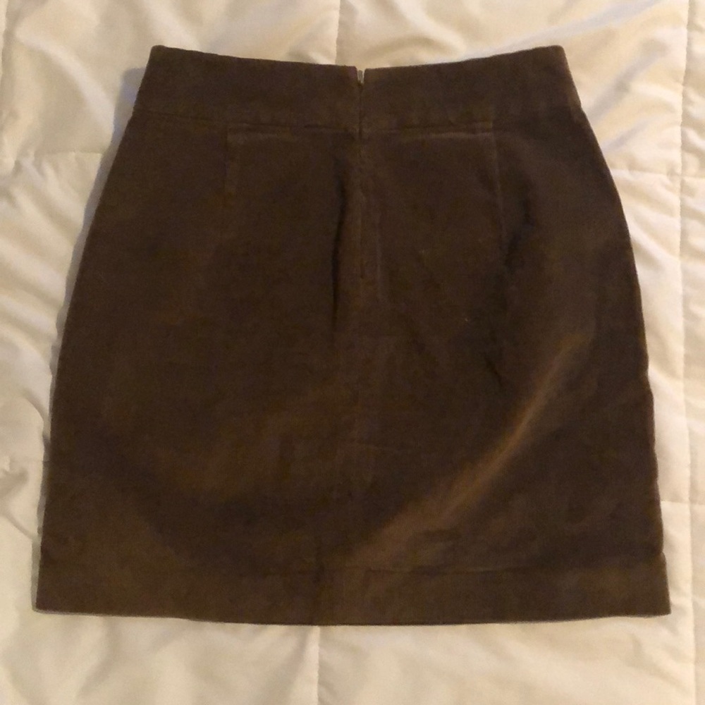 Banana republic brown suede skirt - Picture 2 of 3
